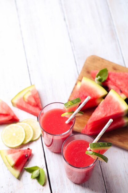 Celery and Watermelon Juice