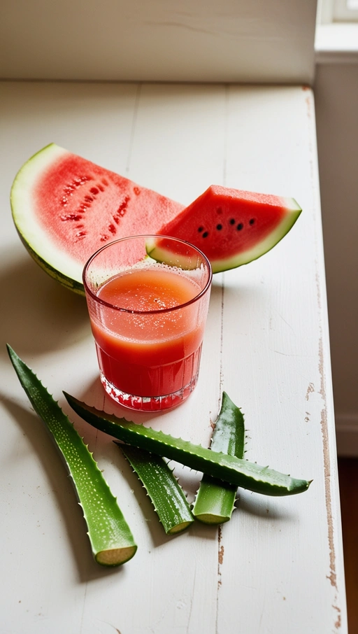 Watermelon and aloe vera juice benefits